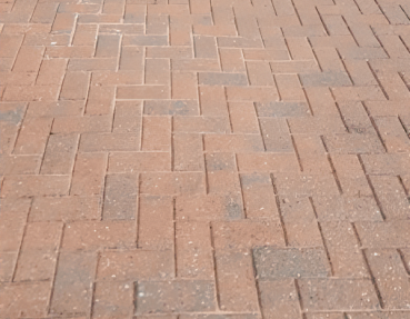 Driveway after cleaning